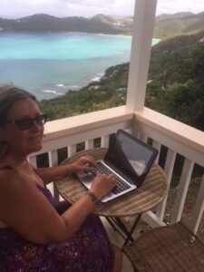 May we join you on your balcony in St. Thomas, Cheryl?
